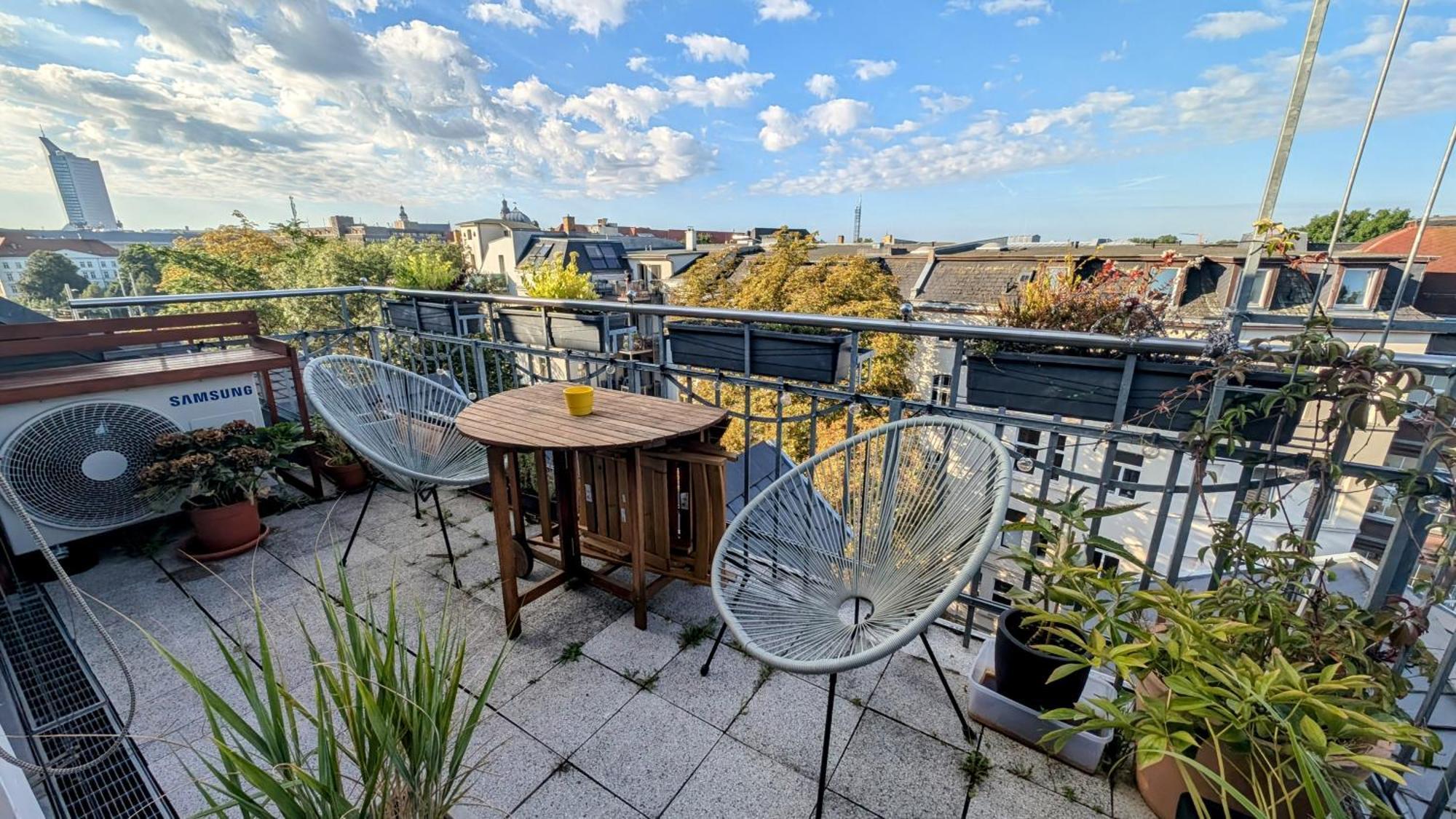 Grosszuegige Maisonette Ueber Dem Leipziger Zentrum Dış mekan fotoğraf